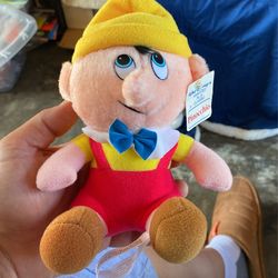 1985 Vintage Walt Disney's Animated Film Classic Pinocchio Plush Doll Toy 7