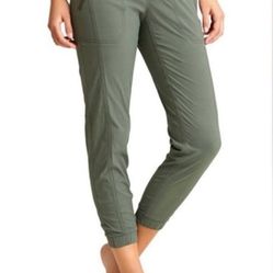  ATHLETA TREKKIE JOGGER PANTS OLIVE GREEN WOMENS SIZE 6 like new worn once 