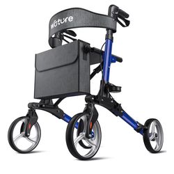 Foldable Rollator Walker with Seat For Seniors - New