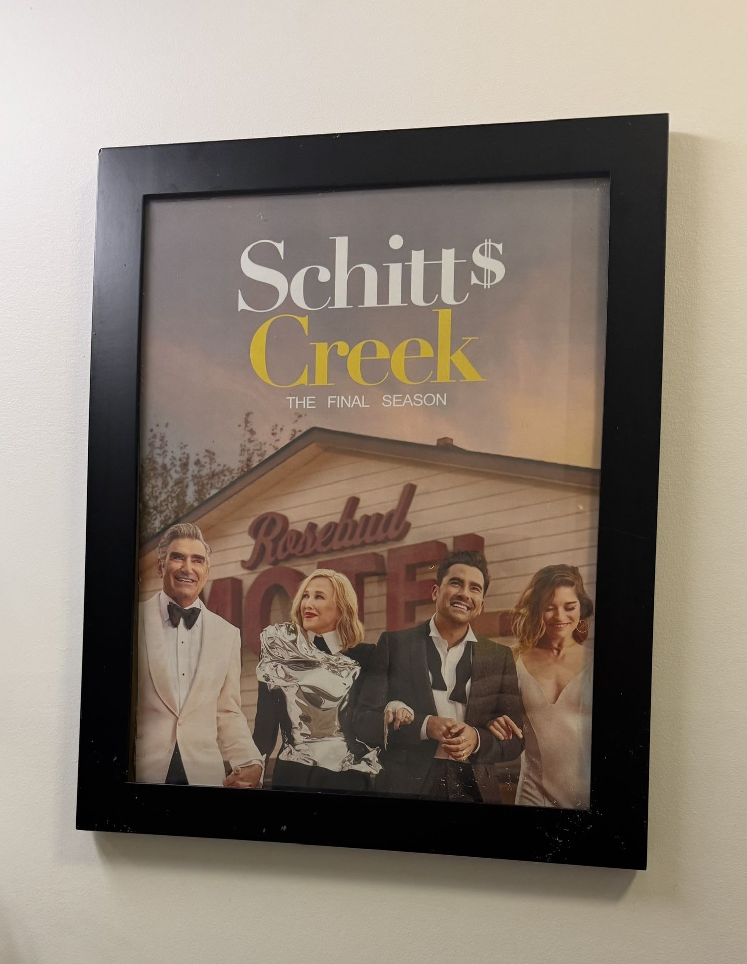 Large Glass Frame Schitts Creek Poster