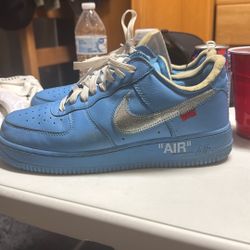 Nike UNC off White Air Forces