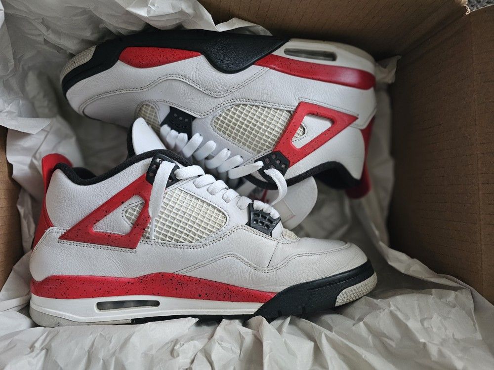Size 13 Jordan 4 Red Cement 