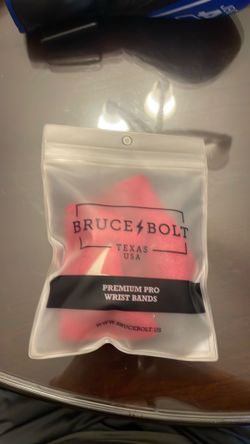 Bruce bolts premium pro wrist bands