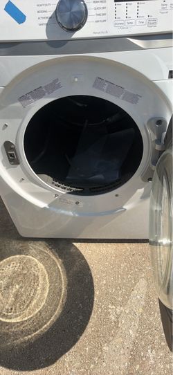 White Front-Load Dryer