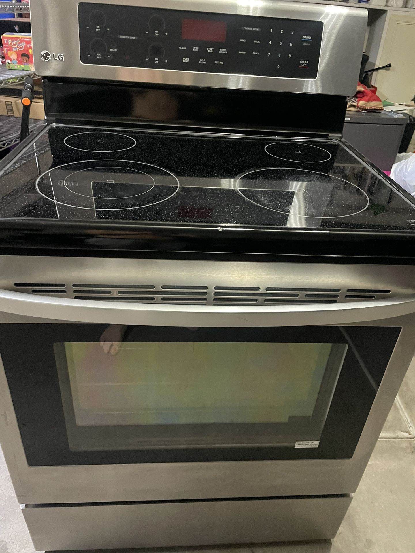 LG Electric Oven (bottom left burner does NOT work)