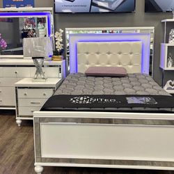 New 4pc Bedroom Set In Box 📦 Buy Now Pay Later $39 Down No Credit Needed