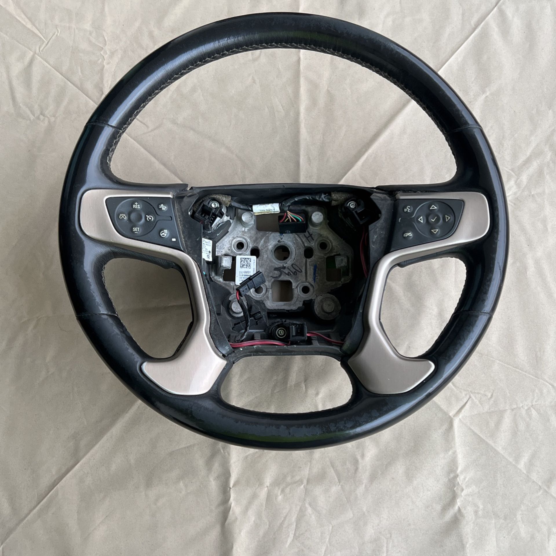 GMC Leather Wrapped Steering Wheel