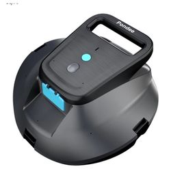 PONDEE-X1 Robotic Pool Vacuum, Cordless Pool Cleaner with 120 Mins Runtime, Auto-Parking, 2.5h Fast Charging, Ideal for Above Ground and Flat-Bottom I