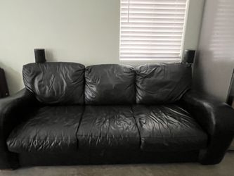 Black Leather couch
