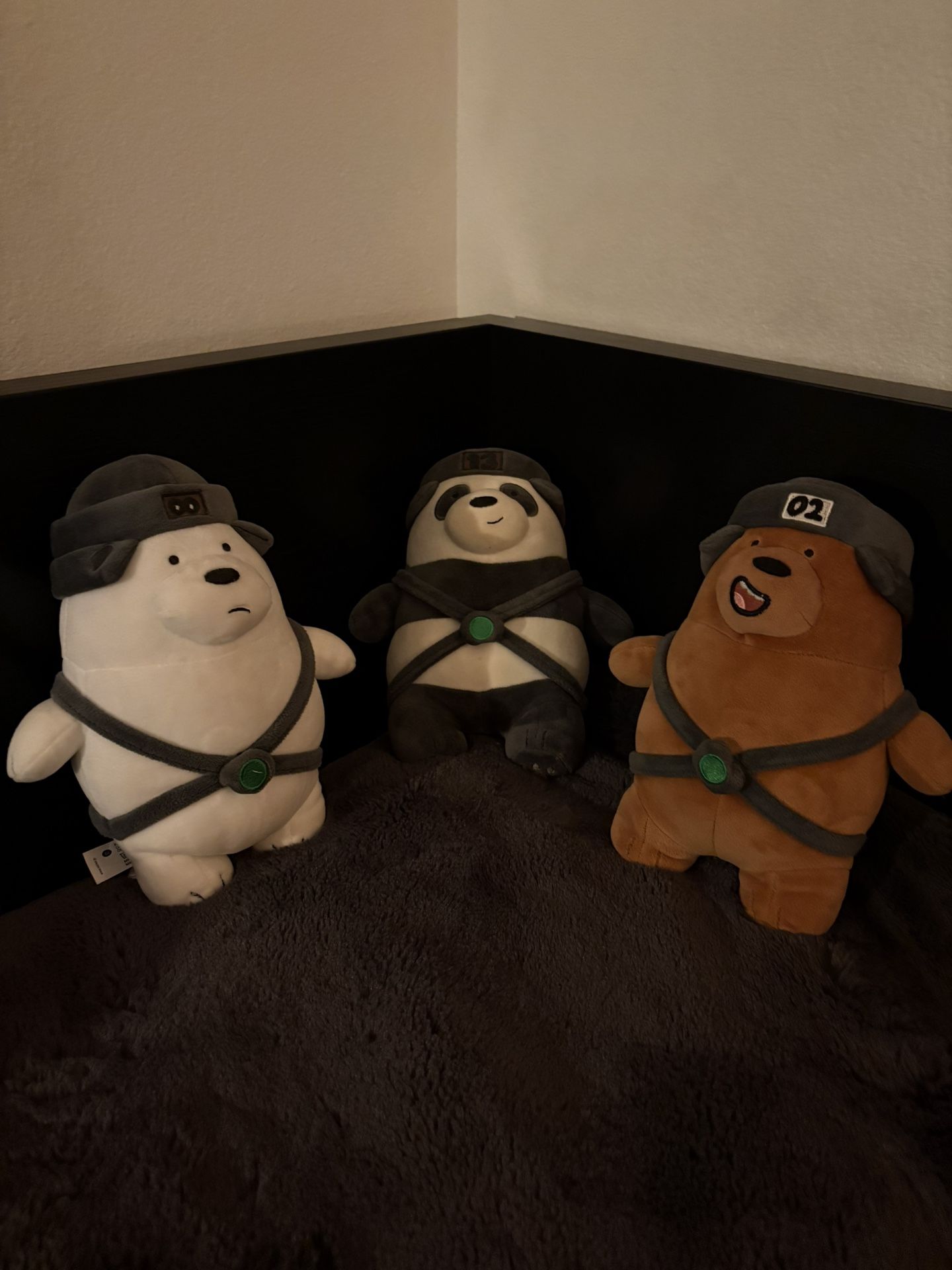 we bare bears laser tag plushies 