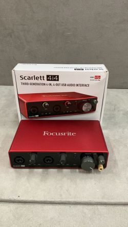 Focusrite 4i4 third GEN USB audio interface
