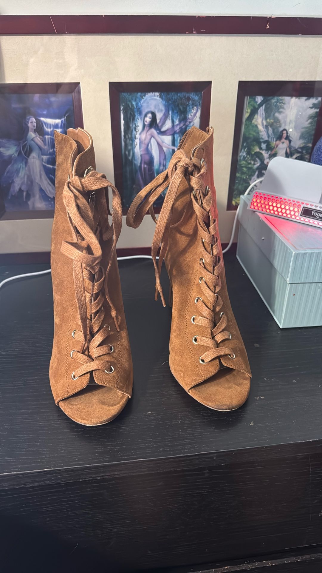 Tall Brown Boots Size 8 1/2