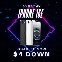 🔥 New iPhone 16e: Big Features, Small Price – Pay $5 Down, The Rest Later! 🌟