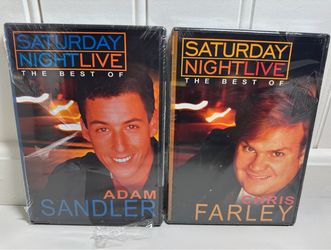 SNL The Best of Adam Sandler & Chris Farley DVD Lot - New Sealed (Torn Wrap)