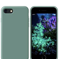 OUUZ iPhone SE 2020 Case,iPhone 8 Phone case,iPhone 7 case Liquid Silicone Gel Rubber Phone Case,iPhone SE 2020/8/7 4.7" Full Body Slim Soft Microfibe