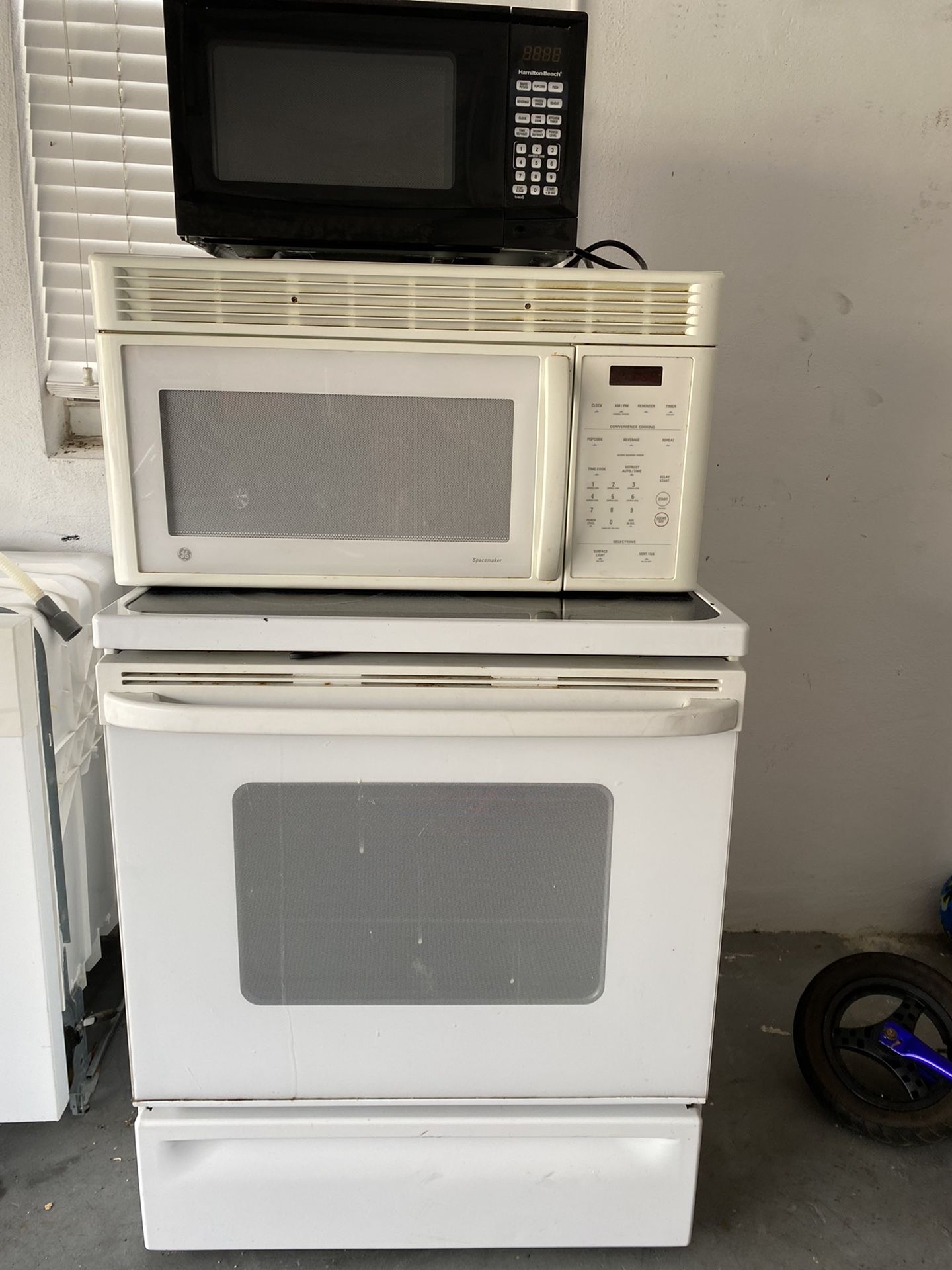Oven, Dishwasher And Two Microwaves