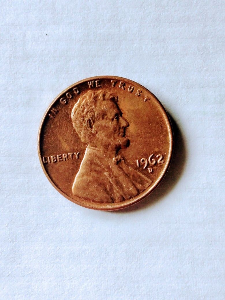 1962 D Penny