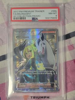 PSA 8 Delinquent Full Art XY Collection Promo #98b
