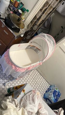 Pink Baby Crib