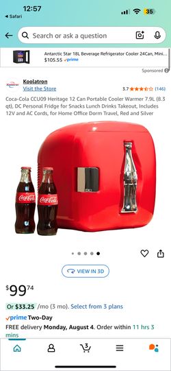 Coca Cola Frigo Mini Fridge