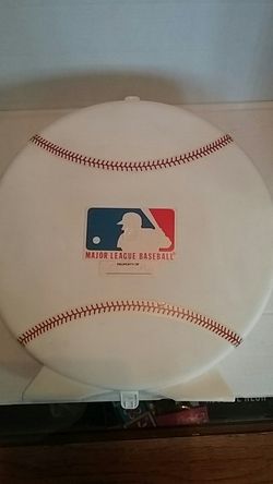 Major League baseball card carrier / full of baseball cards. Old school cards