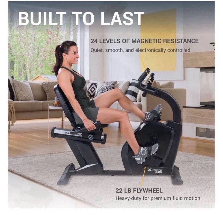 π΄ββοΈ New XTERRA SB2.5 Recumbent Exercise Bike β 24 Magnetic Resistance Levels! π΄ββοΈ