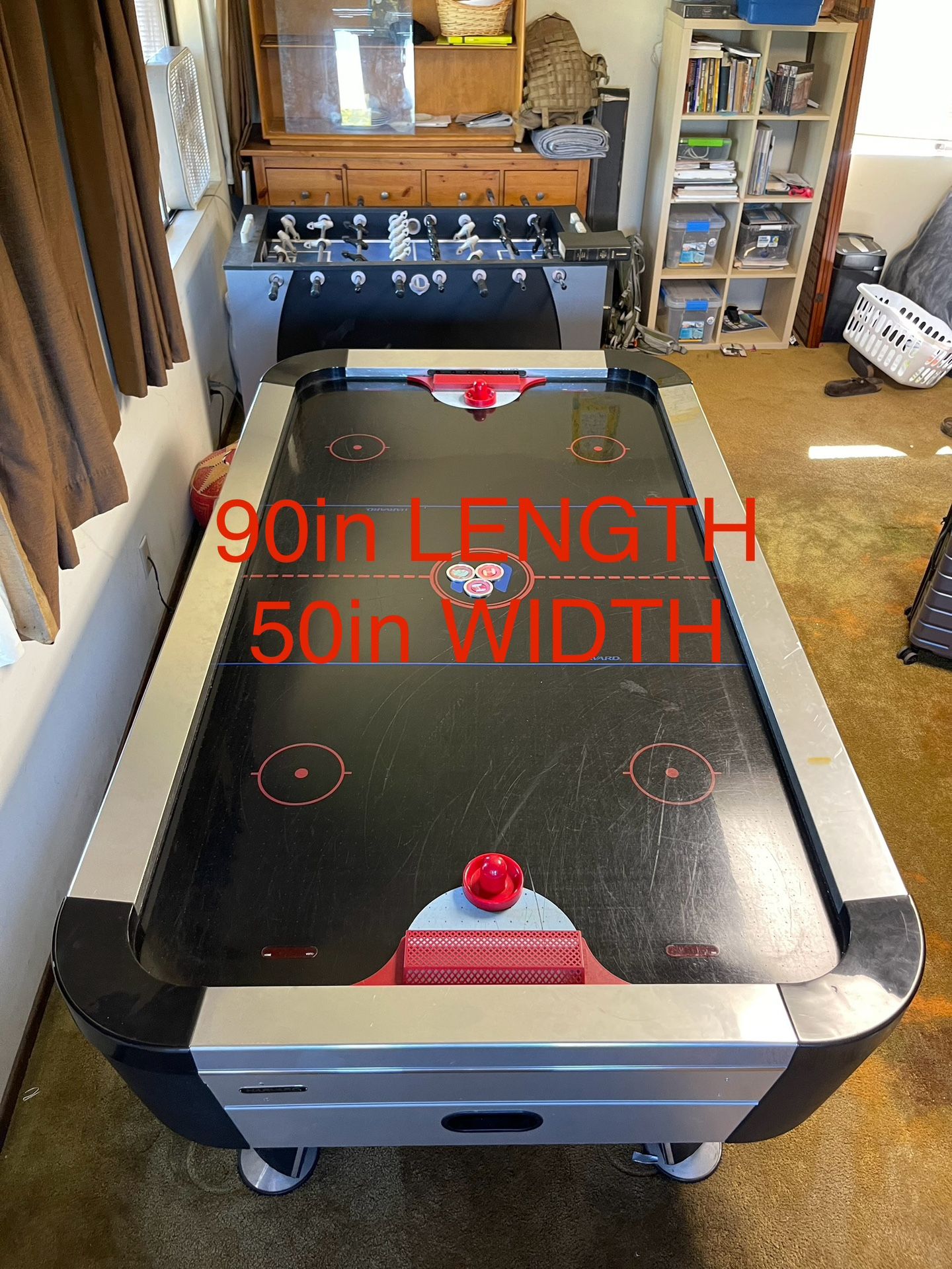 HARVARD AIR HOCKEY TABLE (WITH ALL ACCESSORIES)