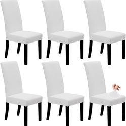 Dining Chair Covers Stretch Dining Room Chair Covers Set of 6 #1035