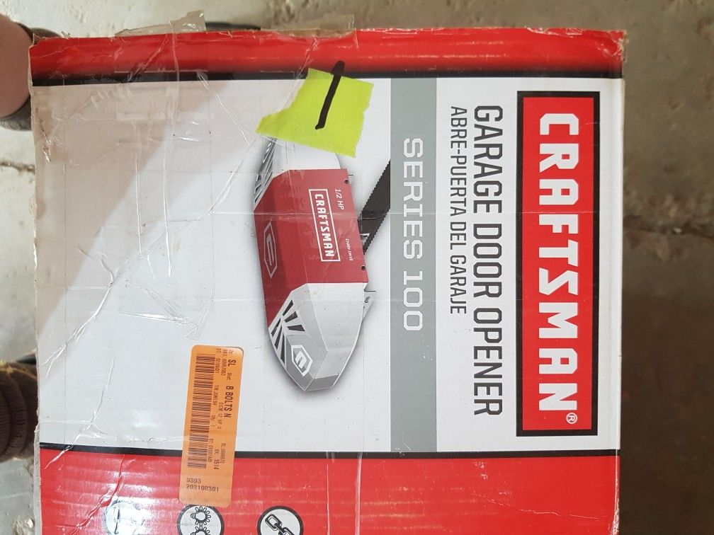 Craftsman Series 100 1/2hp Garage Door Opener