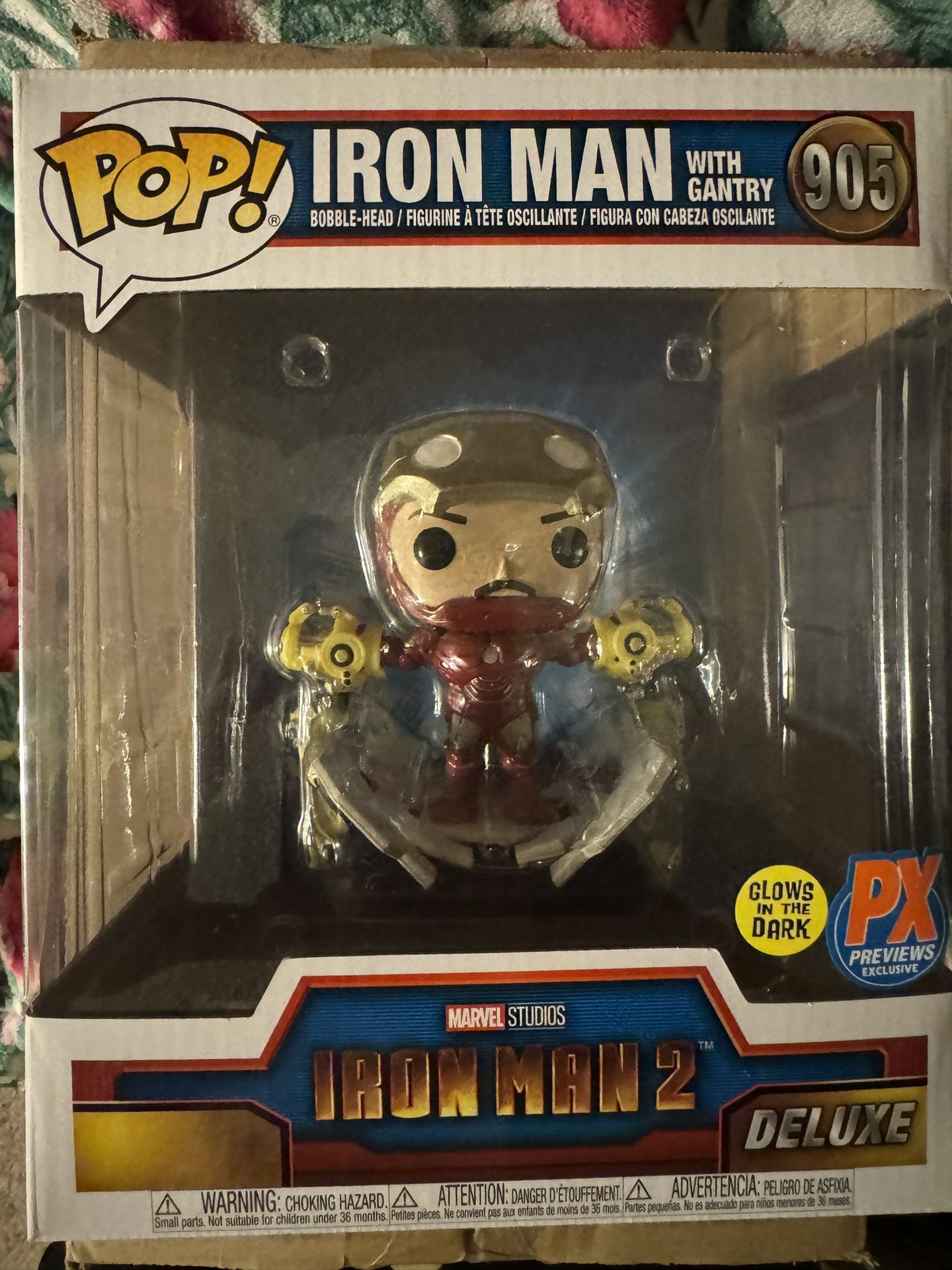 Iron Man with Gantry Glow in the Dark Funko