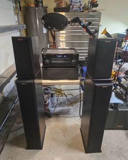 Yamaha RX-A860 and Klipsch speakers