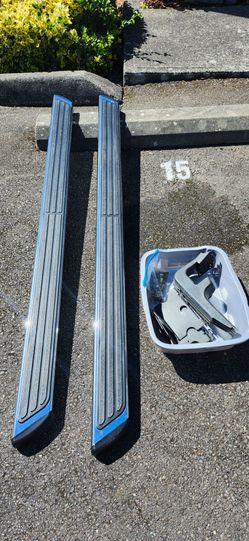 Aluminum running boards off a 2016 Chevy Traverse