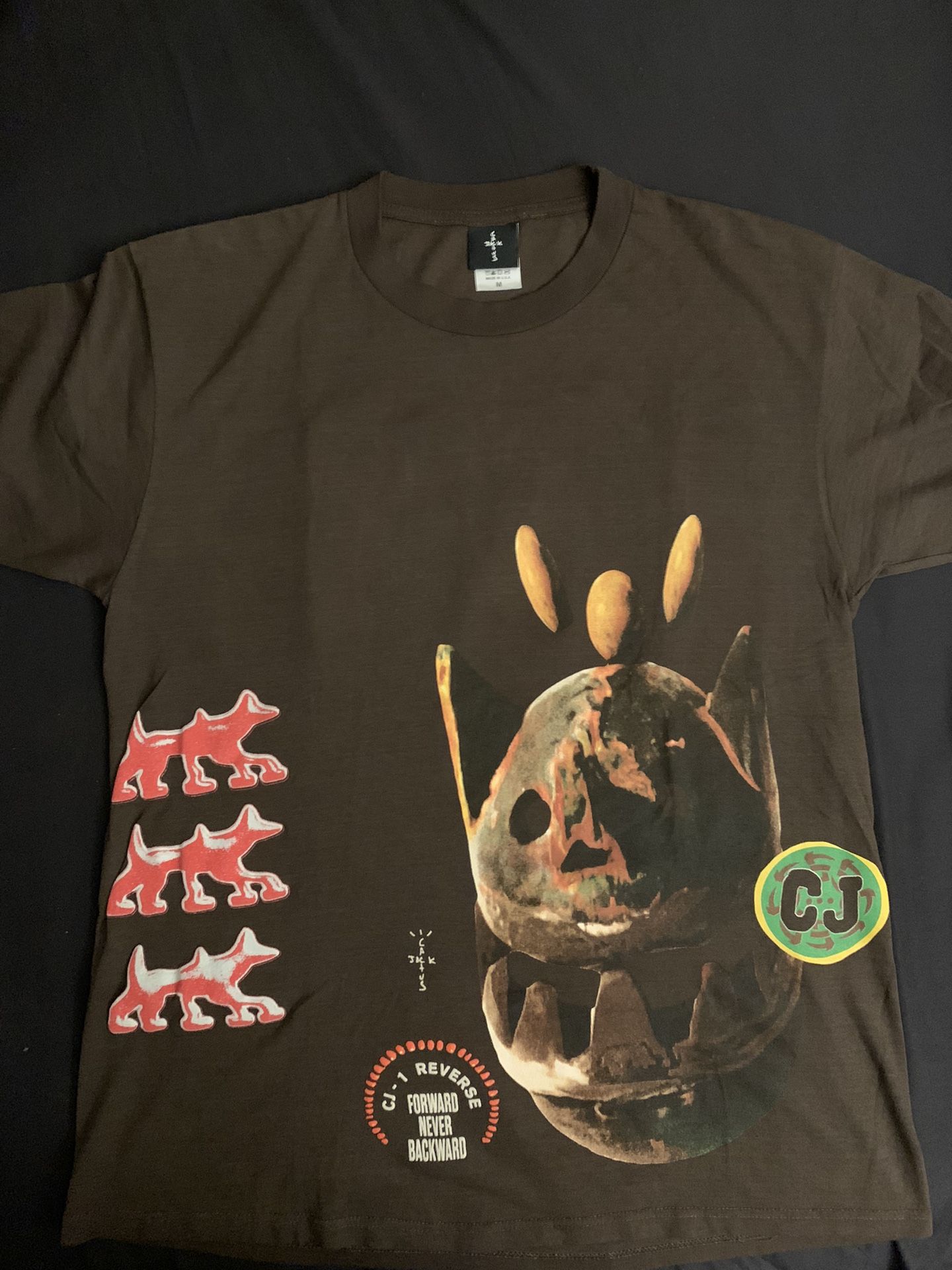 Travis Scott Cactus Jack 'Never Backward' Shirt