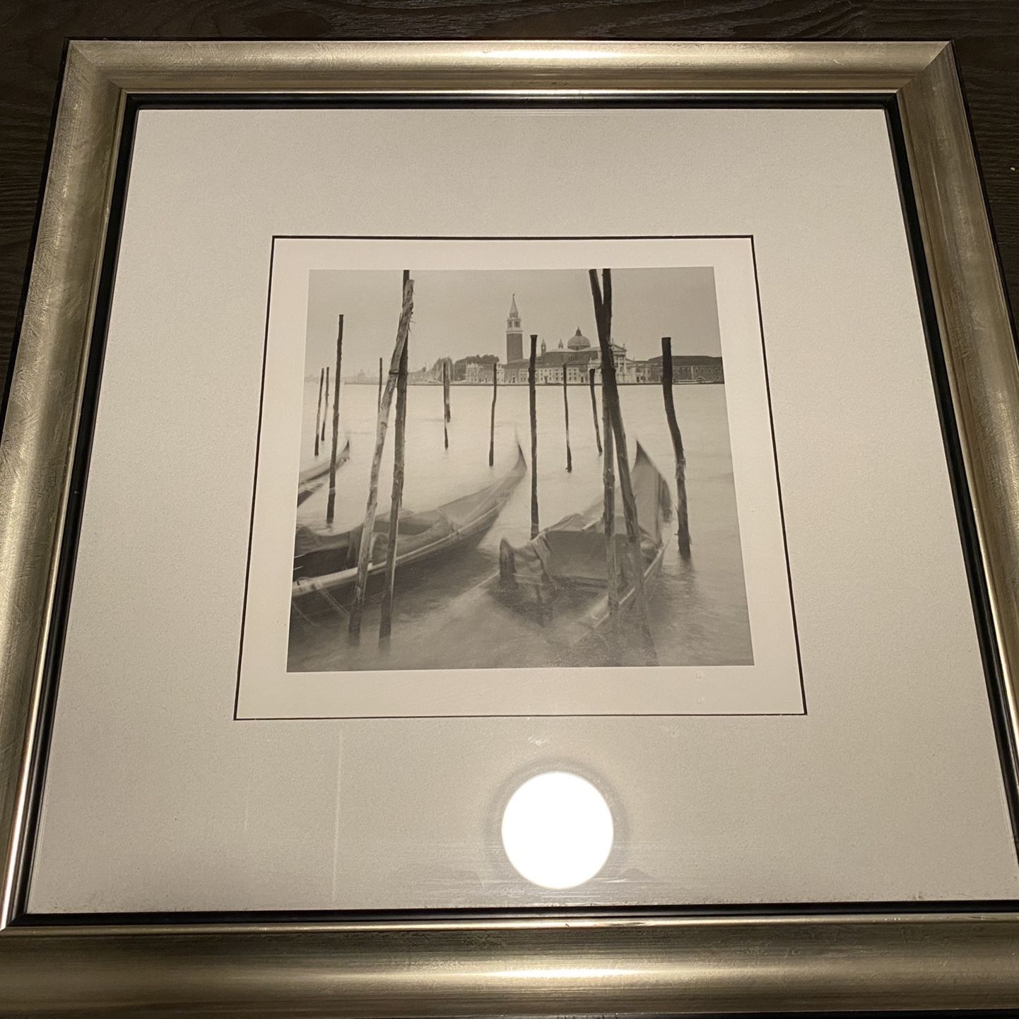Pair Of Framed Artwork Photos Boats Docks