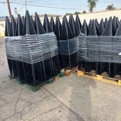 Mobile home steel support peirs