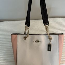 Coach Color-Block Shoulder Bag