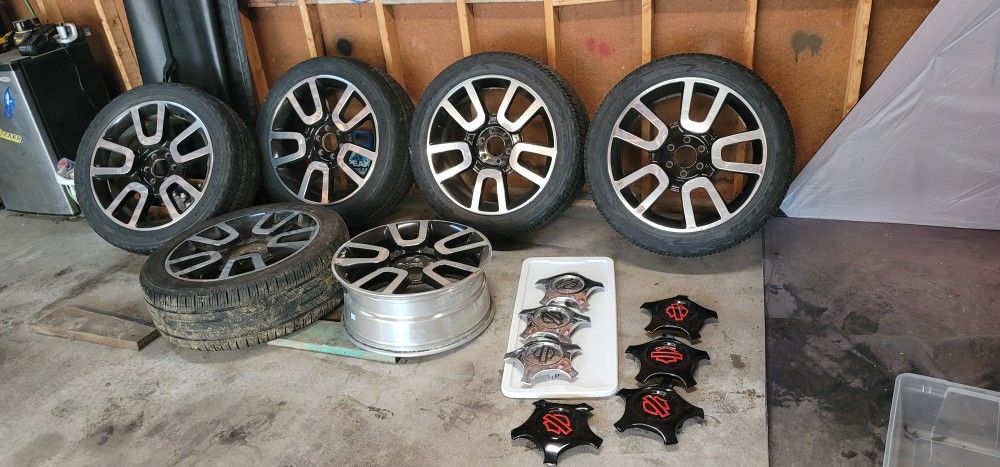 2010-2011 Ford F150 Harley Davidson 22 Inch Wheels With Extras