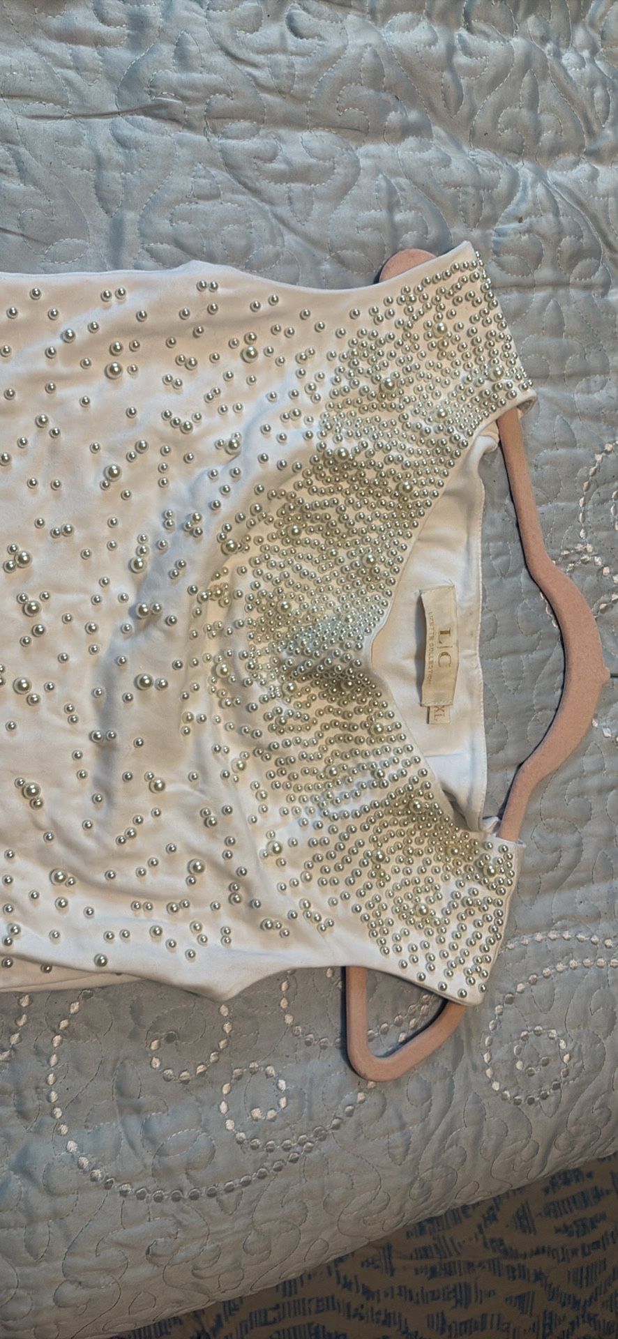 Pearl White Blouse.