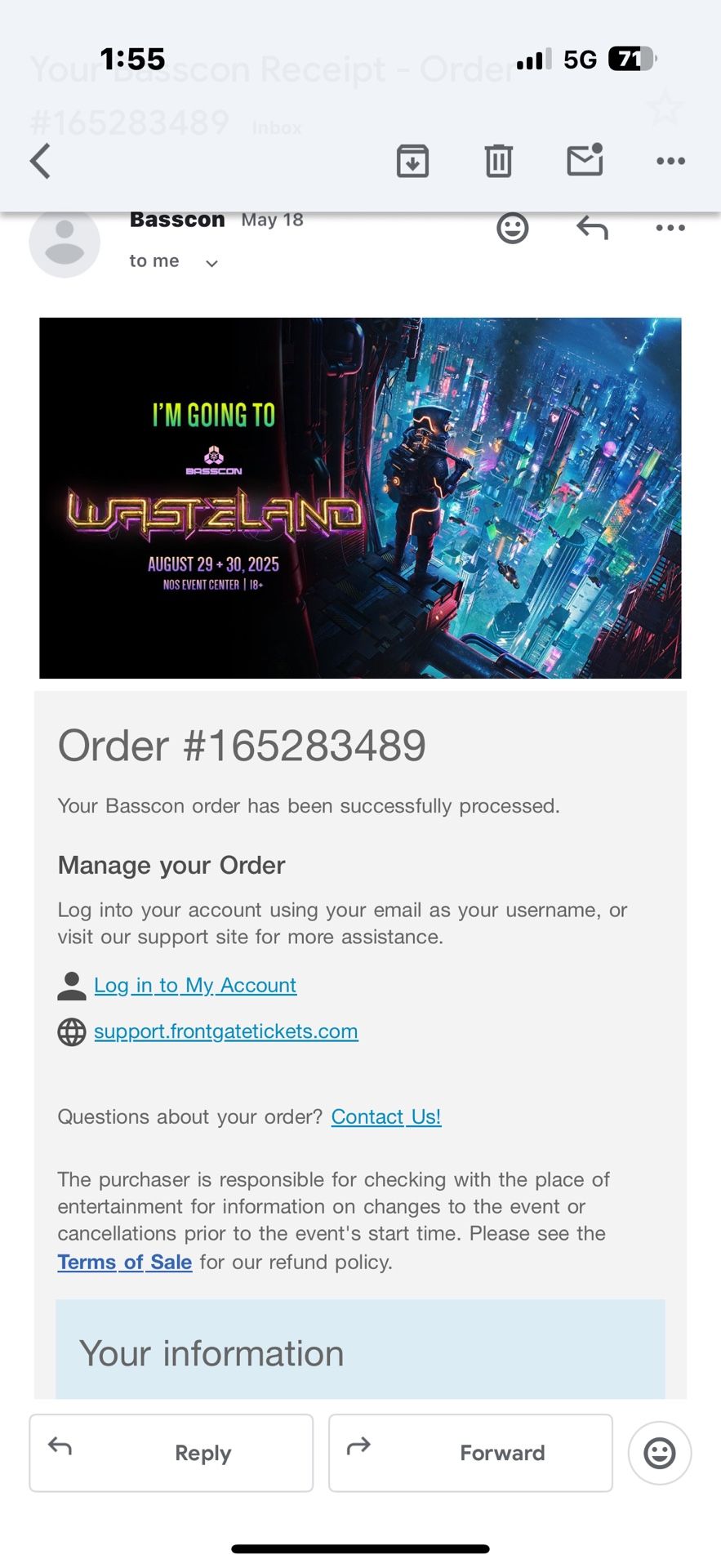 Wasteland Tickets 2 Days (2x) General