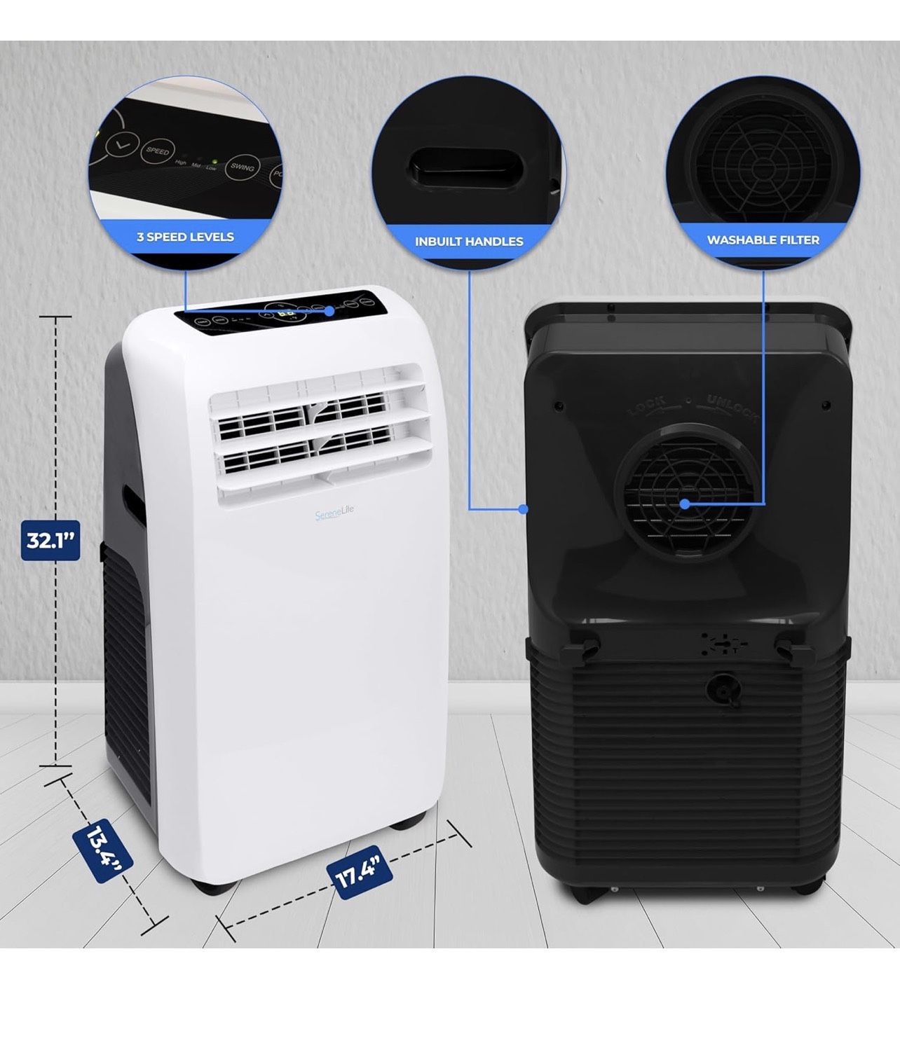 Portable Air-Conditioning Unit 10,000 Btu