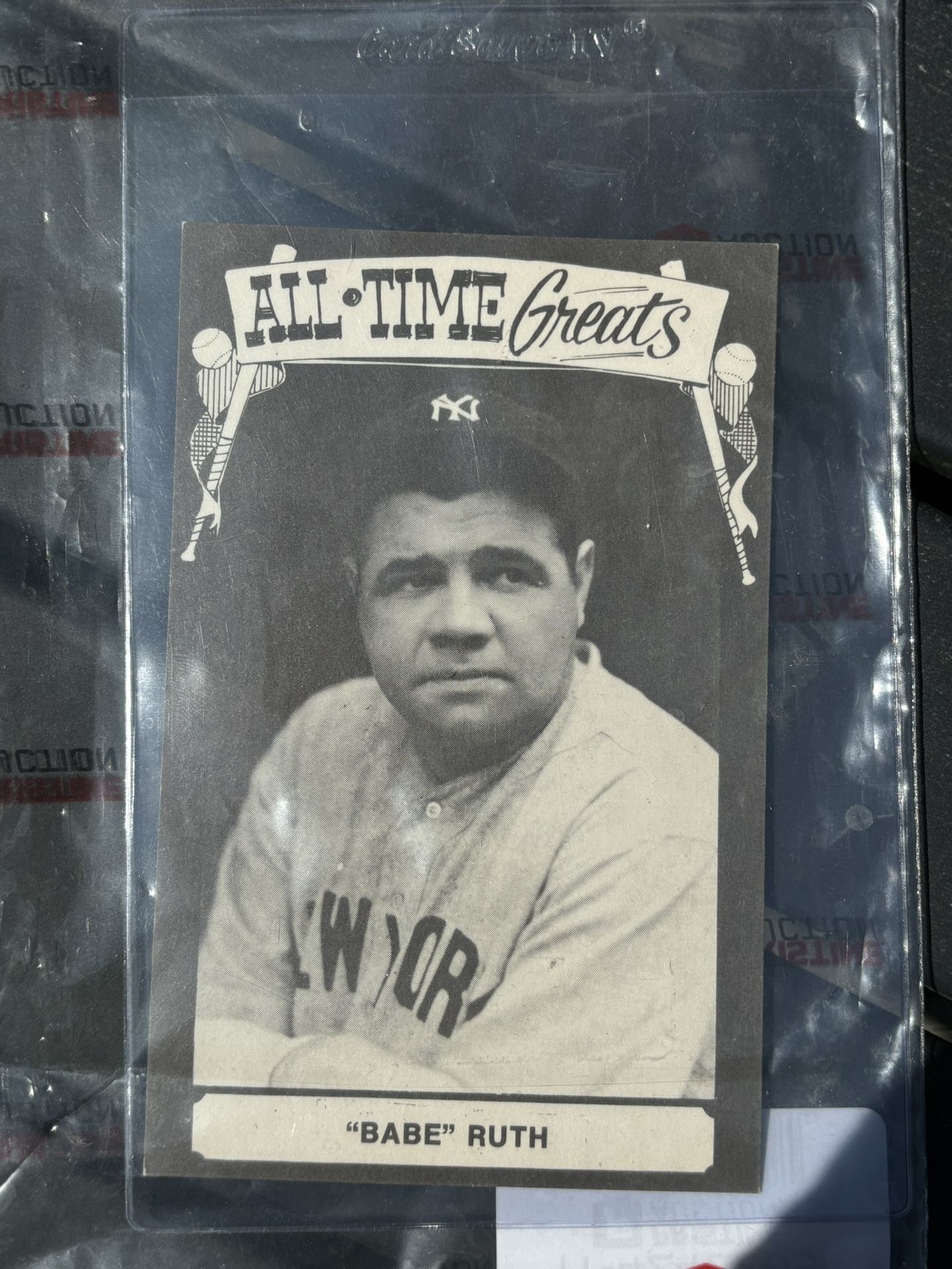 Babe Ruth Post Card