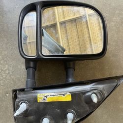 Left And Right Ford F-Series Super Duty power-adjustable, manual-folding tow Mirror 