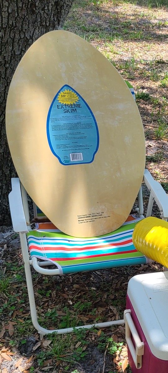 KIDS SKIM BOARD AND DIP NET NEW - BOTH ONLY $25