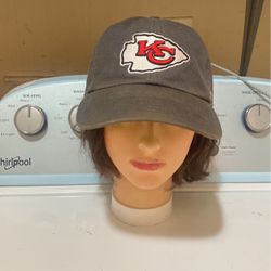 Gray Kansas City Chiefs 47 Hat.
