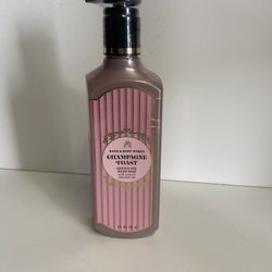 NEW Champagne Toast Gentle Gel Hand Soap 8 oz Bath & Body Works With Pump