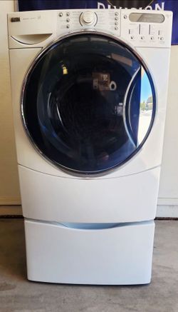 Kenmore HE Front Load Washing Machine with Pedestal