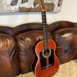 🔥💃 Handmade Flamenco Negra Guitar – All Solid Wood