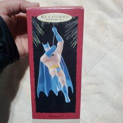Batman, Ornaments, Ornament, Hallmark Keepsake, Hallmark, Superhero , Vintage DC Comics, DC Comics, 1994 Hallmark, 1994 Batman, Christmas Ornaments