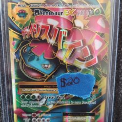 M VENUSAUR EX ULTRA RARE FULL ART HOLO POKEMON CARD