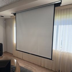 💥FAST SALE 💥  ⭐ Da-Lite 100” Motorized Projector Screen – Excellent Condition ⭐